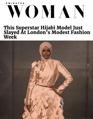 This Superstar Hijabi Model Just Slayed At London's Modest Fashion Week